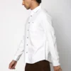Blue Buddha White Printed Mens Shirt - Image 2