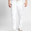 White Cargo Pants - Image 2
