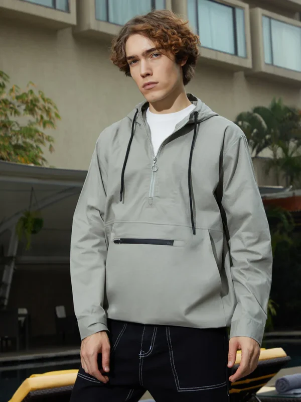Half-Zip Utility Jacket - Image 3