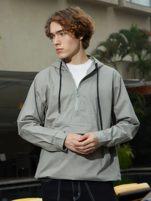 Half-Zip Utility Jacket - Image 2