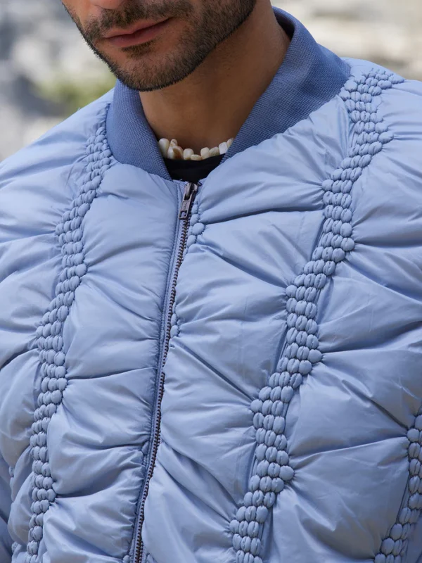 Braided Crease Puffer Jacket - Image 4