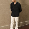 Straw-Tactile Utility Oversized Shirt - Image 4