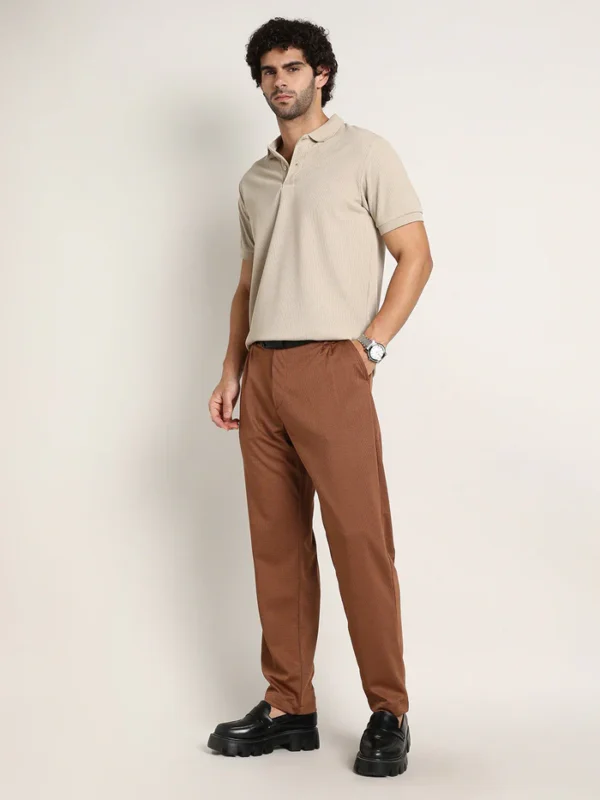 Micro-Check Chino Trousers - Image 5