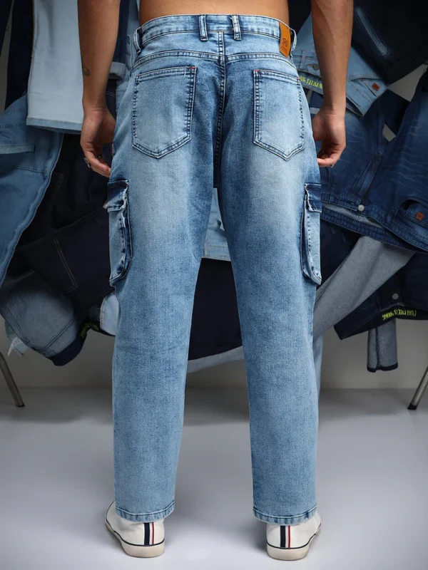 Straight-Fit Utility Denim Jeans - Image 5