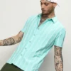 Unbalanced Striped Shirt - Image 4