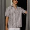 Unbalanced Striped Shirt