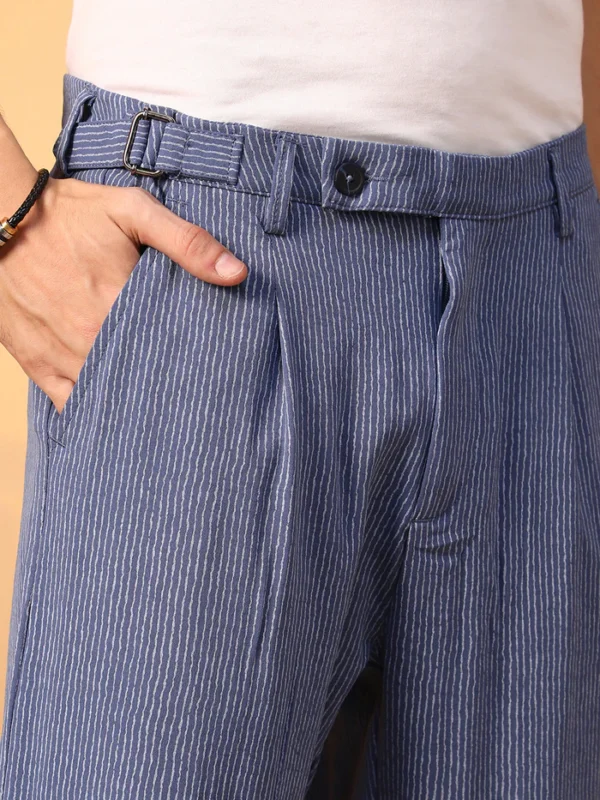 Striped Tailored Trousers - Image 5