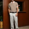 Cuboid-Stripe Polo T-Shirt - Image 2
