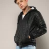 Quilted Puffer Jacket With Zip-Closure - Image 3