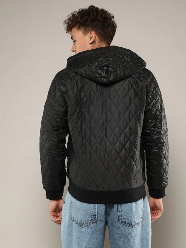 Quilted Puffer Jacket With Zip-Closure - Image 2