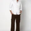 Blue Buddha White Printed Mens Shirt - Image 3