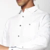Blue Buddha White Printed Mens Shirt - Image 4